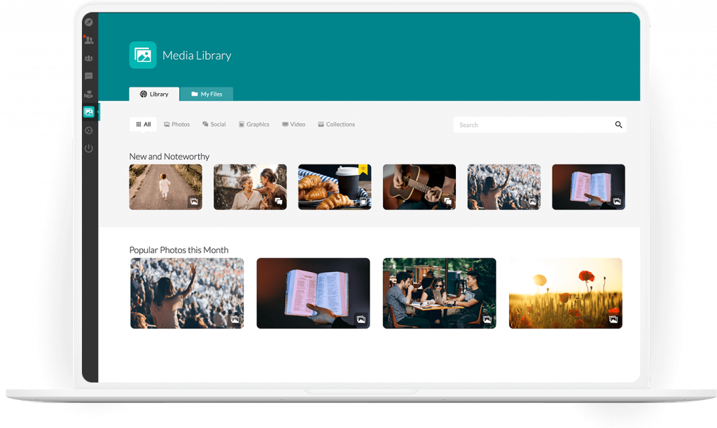 media library screenshot