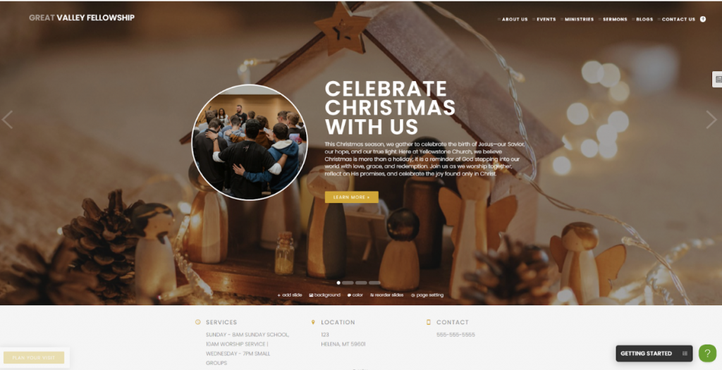 screenshot chruchspring christmas